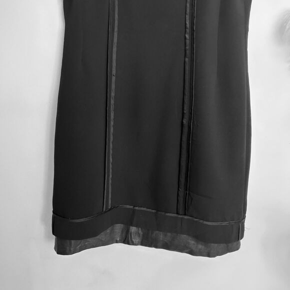 Rag & Bone Leather and Satin Trim Dress - Picture 3 of 11